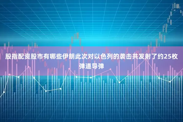股指配资股市有哪些伊朗此次对以色列的袭击共发射了约25枚弹道导弹