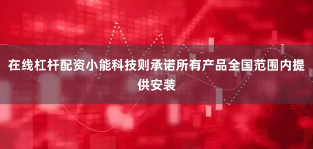 在线杠杆配资小能科技则承诺所有产品全国范围内提供安装