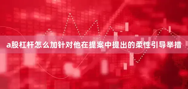 a股杠杆怎么加针对他在提案中提出的柔性引导举措